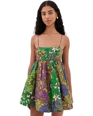 ALÉMAIS Marnie Mini Dress - Green