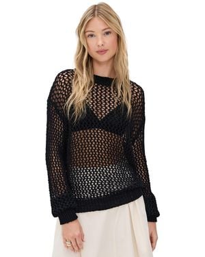 Le Superbe Lazy Sunday Pullover - Black