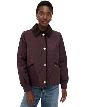 Barbour Marla Quilted Barn Jacket - Purple