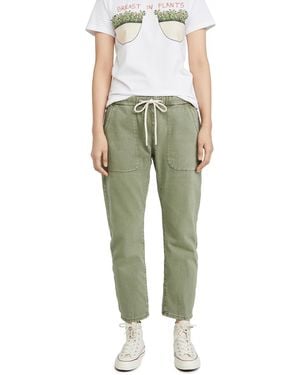 One Teaspoon Shabbies Drawstring Boyfriend Jeans - Green