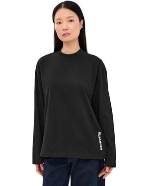 Jil Sander Long Sleeve T-Shirt - Black