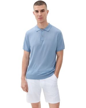 Greyson Saratoga Sweater Polo - Blue