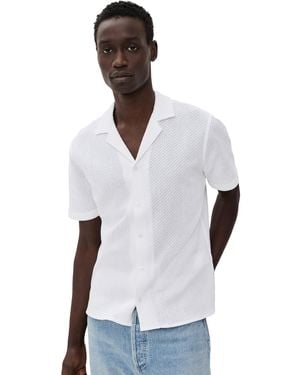 Orlebar Brown Maitan Open Weave Shirt - White