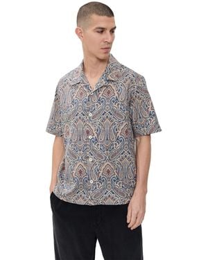 Howlin' Paisley Cocktail D'Amore Shirt - Gray