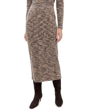 Co. Ruched Pencil Skirt - Natural