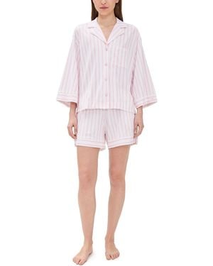 Petite Plume Pima Olivia Short Set - Multicolor