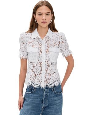Generation Love Mina Lace Shirt - White
