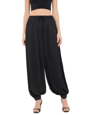 Cinq À Sept Esme Satin Verne Pants - Black