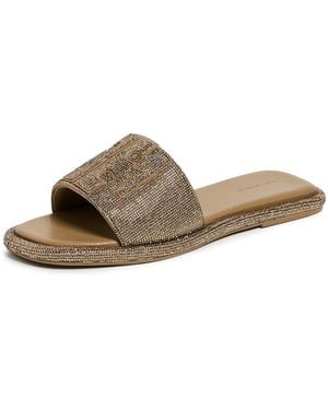 Tory Burch Double T Pave Sport Slides - Multicolor