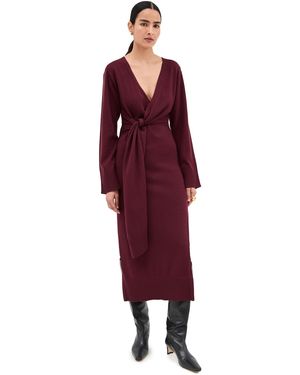 Jonathan Simkhai Skyla Wrap Dress - Purple