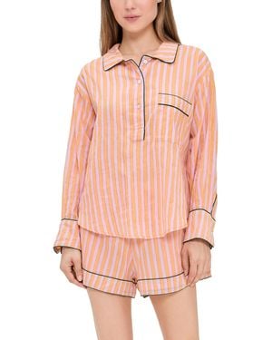 FOLKLOORE Shorts Pajama Set - Pink
