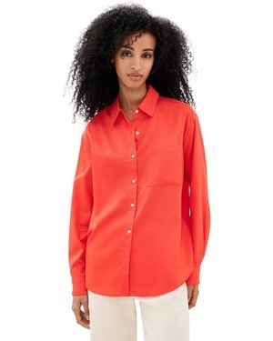 Leset Yoko Classic Button Down - Red