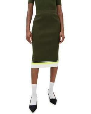 Essentiel Antwerp Hashion Ribbed Skirt - Green