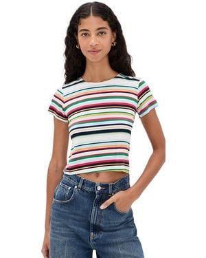 Le Bos Eloise Striped Tee - Black