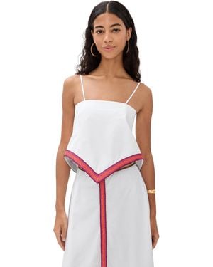Rosie Assoulin Bandana Top - White