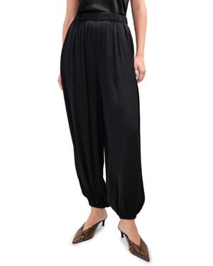 Le Bos Hunter Satin Balloon Pants - Black
