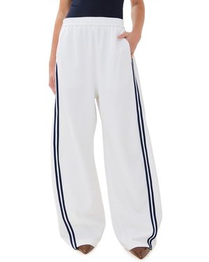 Tibi Active Knit Winslow Pants - White