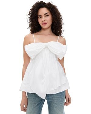 Aje. Scarlett Top - White