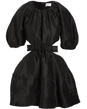 Aje. Psychedelia Cut-out Minidress - Black