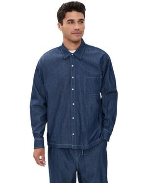 Bather Denim Leisure Shirt - Blue