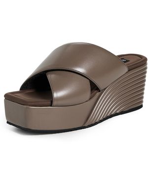 Roam Mid Strata Square Sandals - Brown