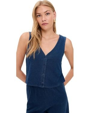 Z Supply Solace Jersey Top - Blue