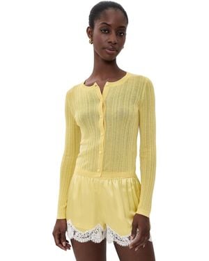 Cami NYC Lightweight Maura Cardigan - Yellow