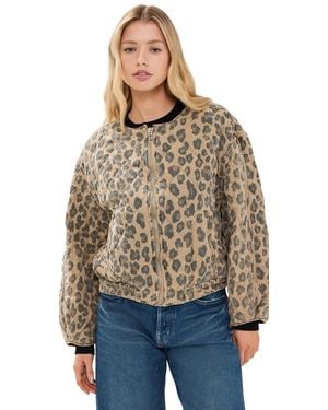 Blank NYC Spot On Bomber Jacket - Blue