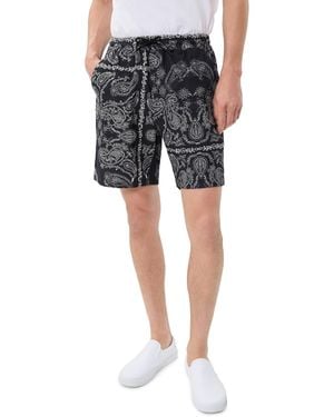 Les Deux Paisley Shorts 7 - Black