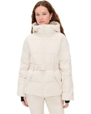 Halfdays Hedy Belted Puffer Jacket - Natural
