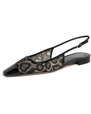 Alexandre Birman Olivia Lace Flats - Black
