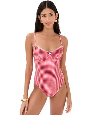 Solid & Striped X Summer I Turned Pretty The Taylor One Piece - Red