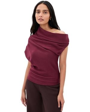 STAUD Mabel Sweater - Red
