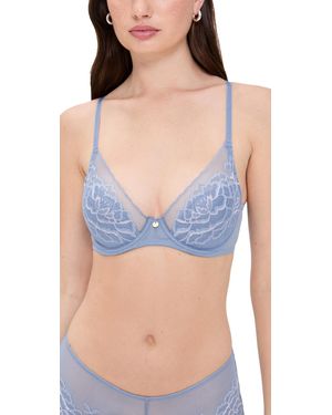 Natori Flora Contour Underwire Bra - Blue