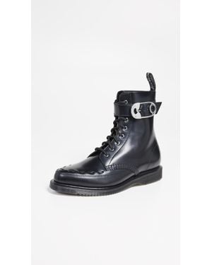 Dr. Martens Geordin 8 Eye Boots - Black