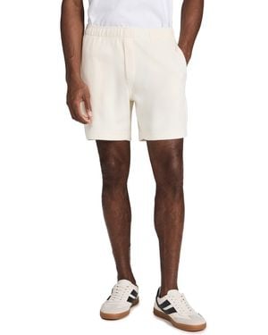 Vince Boucle Pull On Shorts 7 - White