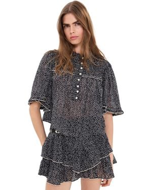 Isabel Marant Douna Blouse - Black