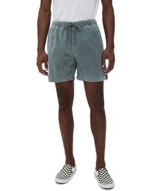 Save Khaki Cord Easy Shorts 6 - Black