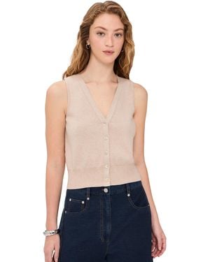 STAUD Ficus Sweater Vest - Blue