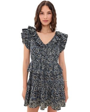 Ulla Johnson Celie Cotton Mini Dress - Black