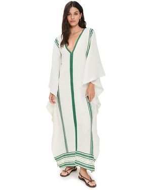 ANDRES OTALORA Poetica Natural Caftan - White