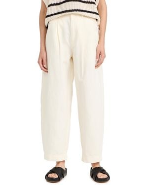 Apiece Apart Bari Crop Pants - White