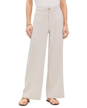 Faherty Sun Cruiser Linen Pants - White
