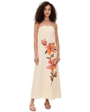 dress to Pollen Linen Maxi Dress - Multicolor