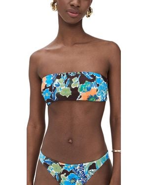 Tanya Taylor Lexa Bikini Top - Blue