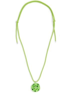 Fry Powers Resin Crystal Necklace - Blue