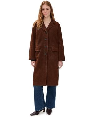 Madewell Single Breasted Topcoat - Brown