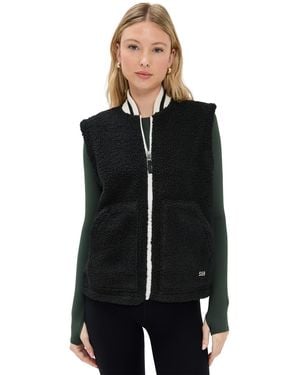 Splits59 Aster Sherpa Vest - Black
