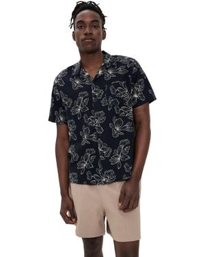 Vince Floral Cabana Shirt - Black