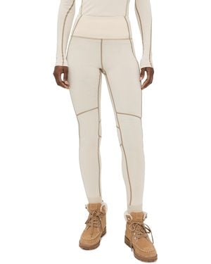 Halfdays Hallie Merino Wool Leggings - Natural